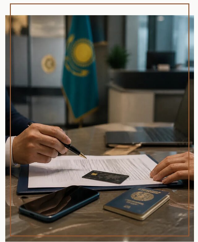 Открытие счета и банковской карты в Казахстане в Полевской